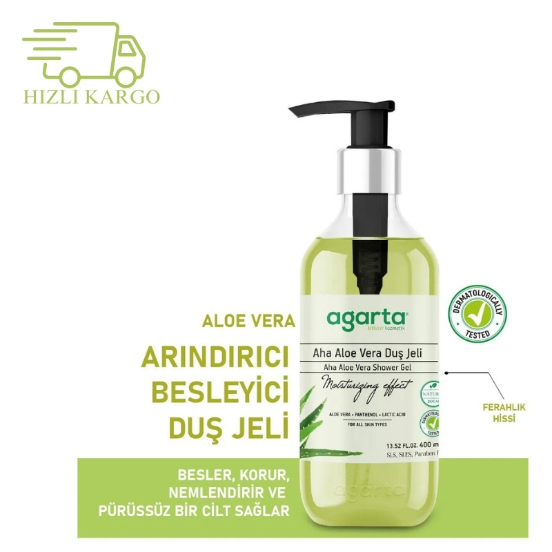 Agarta%20Doğal%20AHA%20Aloe%20Vera%20Duş%20Jeli%20400%20ML