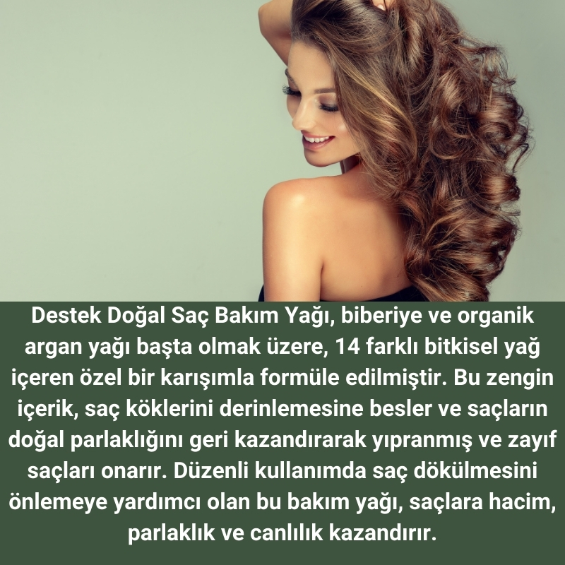 Destek%20Doğal%20Saç%20Bakım%20Yağı%20150%20ml