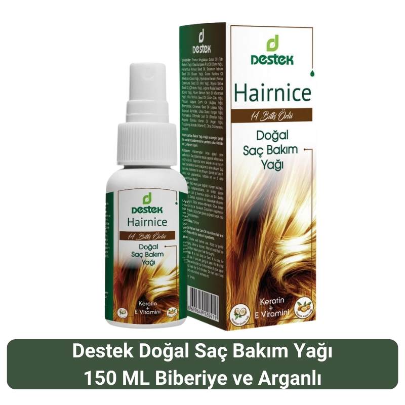 Destek%20Doğal%20Saç%20Bakım%20Yağı%20150%20ml