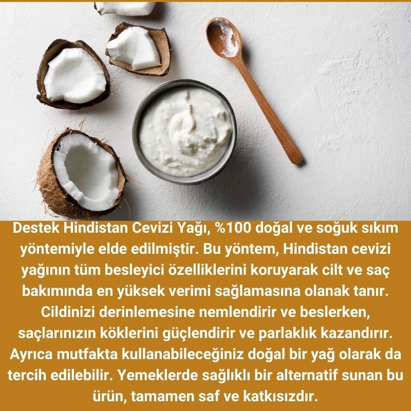 Destek%20Hindistan%20Cevizi%20Yağı%20300%20ML%20Soğuk%20Sıkım