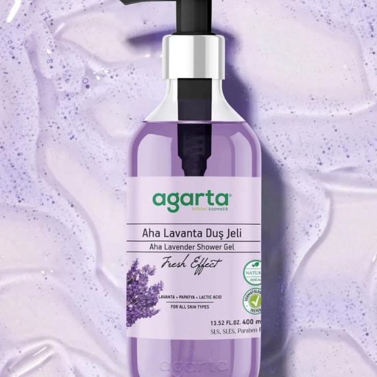 Agarta Lavanta Duş Jeli 400 ml - Doğal Ferahlık