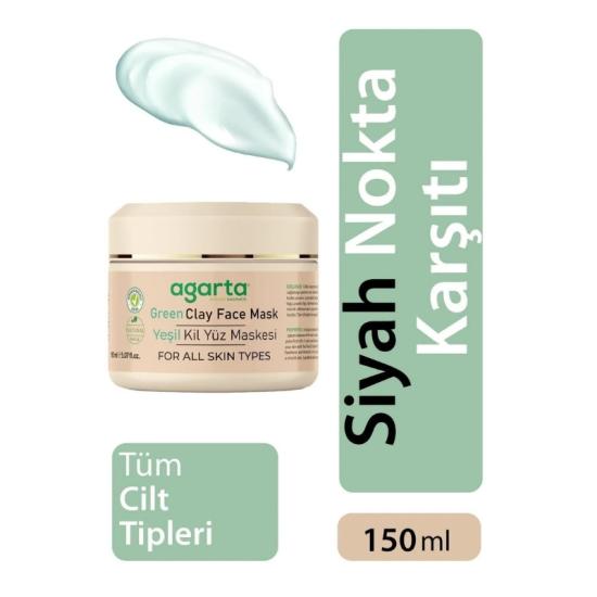 Agarta Yeşil Kil Maskesi | 150 ML Doğal Temiz Cilt