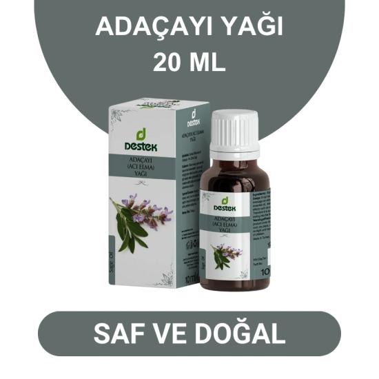 Destek Adaçayı Yağı - Doğal Üretim Yağı | 50 ml