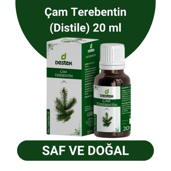 Çam Terebentin Uçucu Yağı | Saf ve Doğal | 20 cc