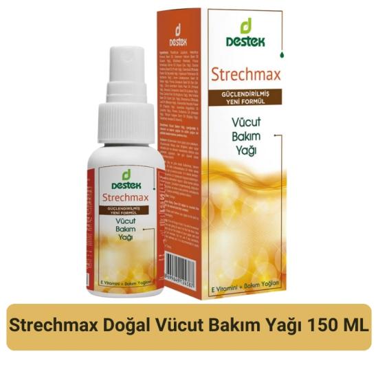 Destek Strechmax Doğal Vücut Bakım Yağı | 150 ML