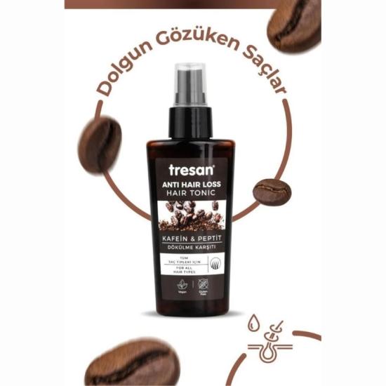 Tresan Kafein & Peptit Saç Tonik 125 ml | Doğal